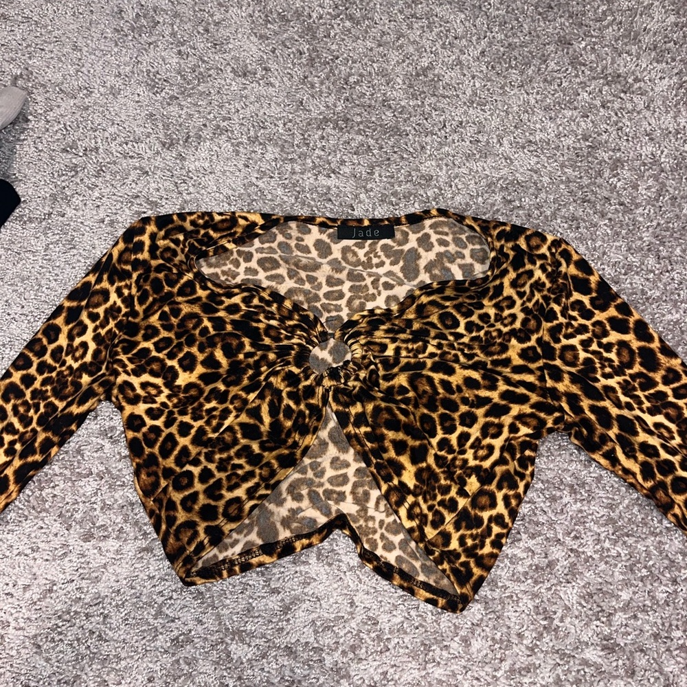 Cheetah crop top